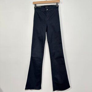 J Brand Jeans Tailored Flare Leg Dark Wash Stretch High Waist